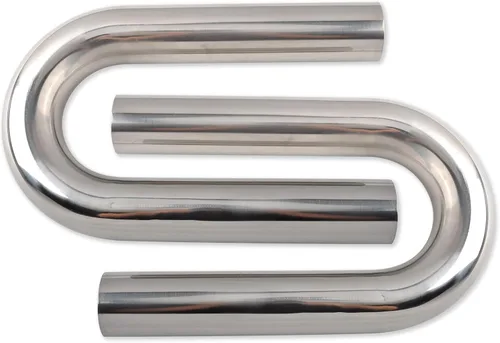 Vista 8 de 2 Pulgadas (51MM) Longitud 30 Pulgadas Recto Tubo de Acero Inoxidable Intercooler de Turbocompresor para Entrada de Aire Universal-2 Piezas