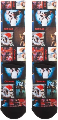 Vista 2 de Bioworld Gremlins - Calcetines sublimados para hombre, talla 10-13, Multicolor