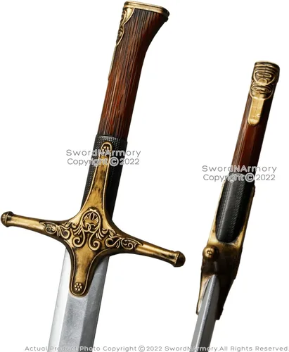 Vista 5 de 42.5" Espada larga de espuma medieval TV Fantasía Videojuego Cosplay Prop