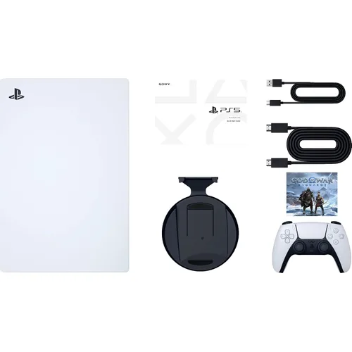 Vista 8 de Playstation 5 Disc Version PS5 Gaming Console God of War Ragnarok Bundle - 16GB GDDR6 Memory, 825GB SSD, 4K Blu-ray player, WiFi 6, Bluetooth 5.1