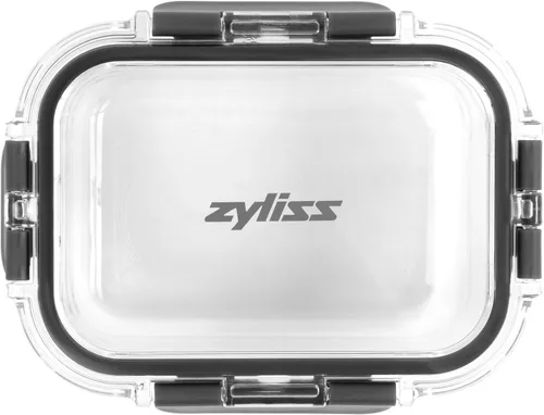 Vista 5 de [Usado] Zyliss Recipiente de vidrio, vidrio resistente a roturas, caja de almacenamiento de alimentos hermética con tapa sellable, apto