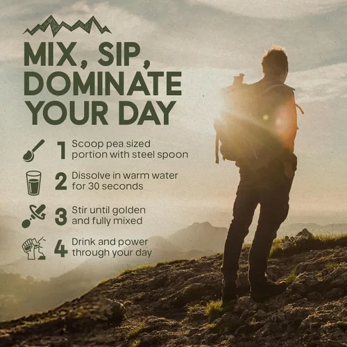 Vista 6 de Resina Shilajit pura del Himalaya, 70% más de ácido fúlvico y más de 85 minerales para energía y enfoque, refuerzo de niveles T, estándar de oro