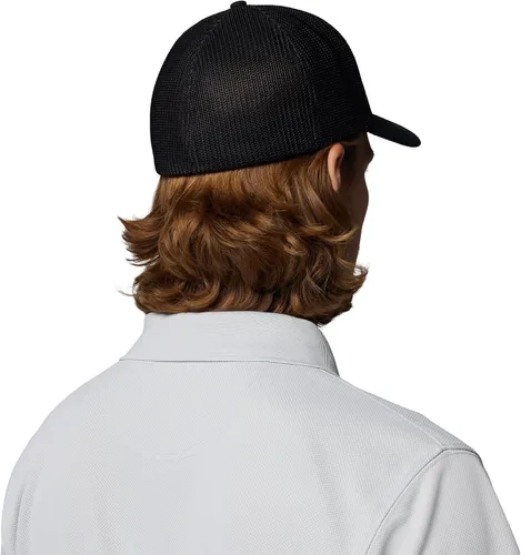 Vista 283 de Columbia Gorra de bola de malla Bandera antigua de malva/blanco/pescado