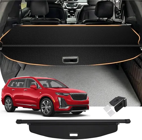 Vista 26 de Powerty Cubierta de carga para Volvo XC90 2016-2024 2025 Accesorios Cubierta de maletero retráctil Cubierta de blindaje de maletero Cubierta