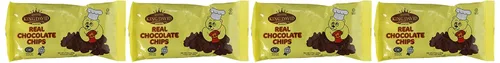 Vista 3 de King David Chips de chocolate negro kosher sin lácteos veganos sin lactosa, 8.8 onzas (paquete de 4)