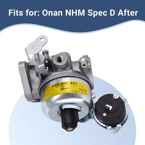 Vista 2 de Carburador para Onan 146-0666 NHM Spec D y After Carb con juntas 146-0580 y 146-0633
