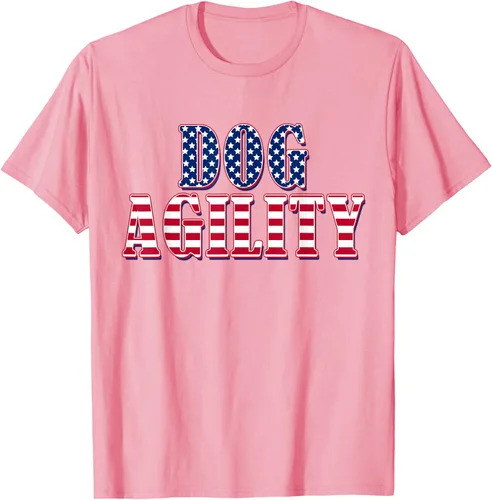 Vista 53 de Dog Agility American Flag - Camiseta de agilidad para perros, Negro