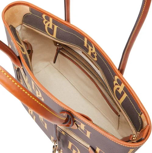 Vista 3 de Dooney & Bourke Bolso, Monogram Tote, Tmoro marrón