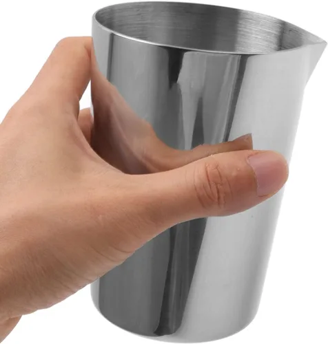 Vista 7 de Coctelera, mezcla de lata de acero inoxidable coctelera de cóctel de vidrio mezclador de bebidas de metal mezclador de cóctel jarra de mezcla jarra