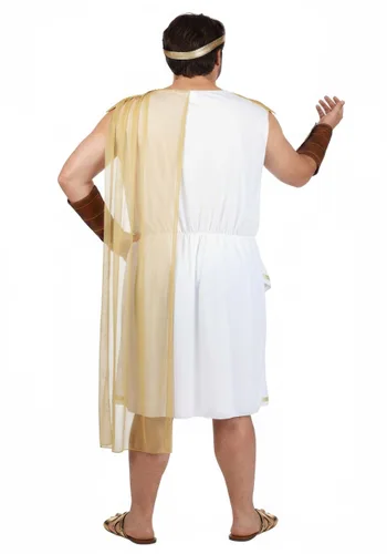 Vista 2 de Disfraz de Dios Talla Grande para Hombre Multicolor