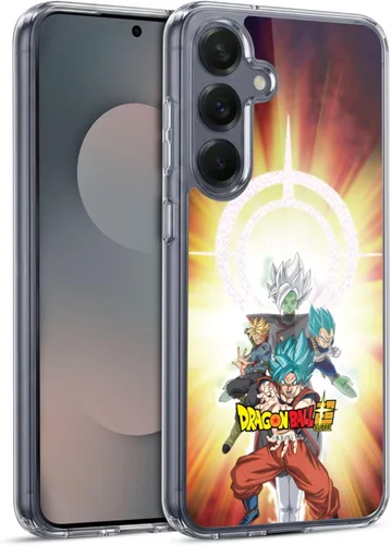Vista 115 de Head Case Designs Funda de gel con licencia oficial de Dragon Ball Super Group Future Trunks Arc Characters [protección de grado militar] compatible