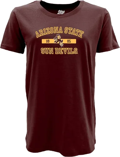 Vista 2 de Blue 84 NCAA - Camiseta con licencia oficial de la NCAA para mujer, color del equipo atlético