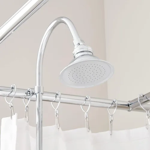 Vista 4 de Signature Hardware 483853 Paquete de Acabados para Duchas de Reacondicionamiento con Cabezal de Ducha de 4-7/8" y Kit de Conversión de Ducha de Mano