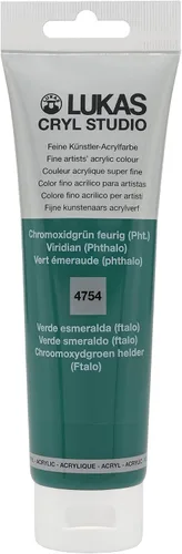 Vista 55 de Lukas CRYL Studio Artist - Pintura acrílica para artistas, Alizarín Carmesí, tubo de 125 ml - Pinturas acrílicas de alto pigmento para pintura