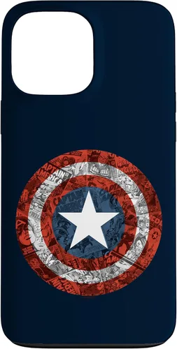 Vista 24 de Marvel Funda de escudo cómico del Capitán América para iPhone 17