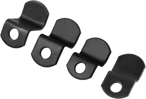 Vista 3 de 40 Clips de Lona Desplazados con Tornillos Clips de Metal Negro para Marco de Fotos Abrazaderas de Espejo Clips de Espejo Desplazados de Servicio