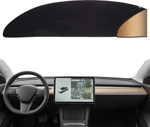 Vista 14 de Cobertor de tablero Antirreflejos, protección solar, a prueba de polvo, UV-Proof Coberturas de tablero para interior de auto, compatible