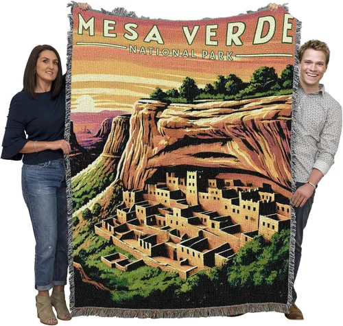 Vista 66 de Pure Country Weavers Manta del Parque Nacional Acadia, manta de tapiz de algodón para regalo, fabricada en los Estados Unidos, 72 x 54 pulgadas