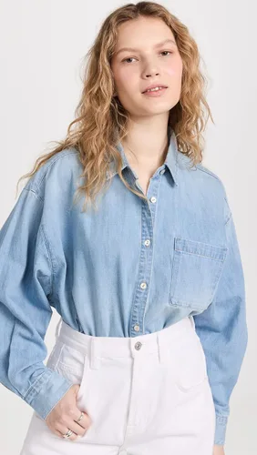 Vista 2 de Pistola Denim Sloane - Botones para mujer