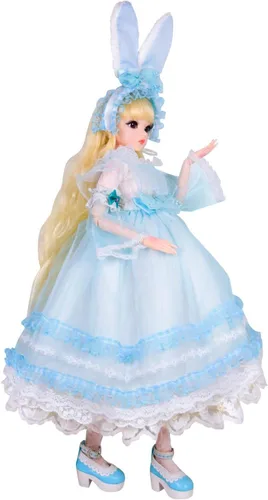 Vista 3 de Muñeca BJD de 1/3 de 23.6 in - 24 pulgadas, muñeca articulada con bola SD, cuerpo de muñeca personalizado con conjunto de ropa