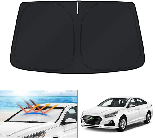 Vista 206 de KUST Parasol para parabrisas para BMW X1 F48 2016, 2017, 2018, 2019, 2020, 2021, 2022, accesorios de ajuste personalizado, parasol plegable