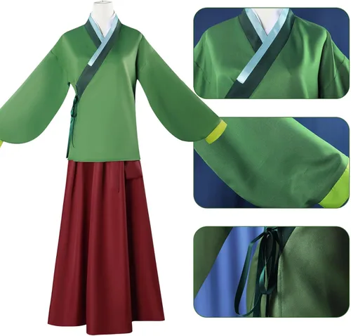 Vista 7 de Weixu Disfraz de anime Maomao Cat Cosplay Hanfu vestido de uniforme traje de Halloween traje de carnaval