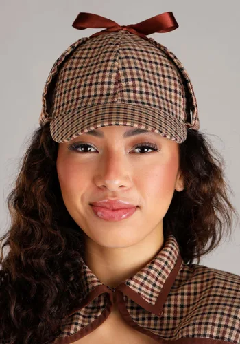 Vista 3 de Disfraz Sensual de Sherlock Holmes para Mujer Multicolor
