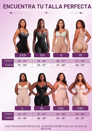 Vista 4 de Snatched Body Stage 2 Faja with Bra BBL Body Faja Post-Op Shapewear Beige