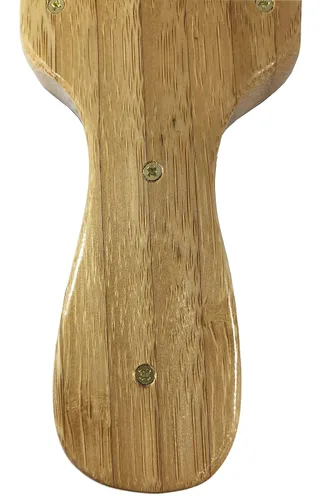 Vista 5 de Bass Brushes Cepillo de pelo 100% de cerdas de jabalí clásico para hombre, estilo club, con mango de bambú 100% puro, brillo, condiciones