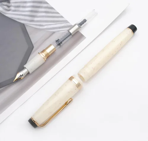 Vista 3 de JINHAO 82 Pluma estilográfica (blanco fluorescente, punta fina 0.020 in)