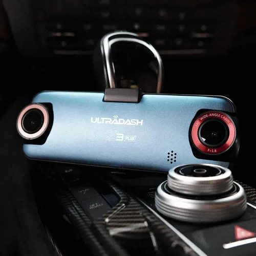 Vista 8 de UltraDash Z3+ Commercial Edition - Cámara de tablero de doble lente para viaje compartido, taxi, camión, ambulancia, policía, conductores