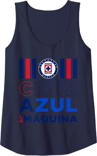 Vista 3 de Deportivo Cruz Azul - Camiseta sin mangas La Maquina, Blanco, S