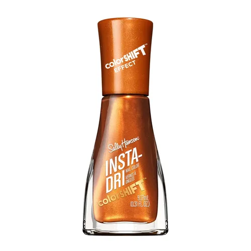 Vista 13 de Sally Hansen Insta-Dri Holo-Glow Esmalte de uñas Secado rápido, larga duración, brillo sin rayas Semi-opaco y brillante 104 All That Shimmers