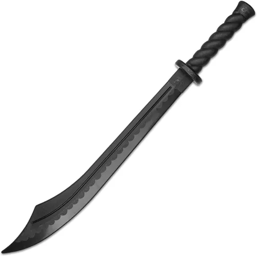 Vista 4 de Master USA Polymer Training Equipment, Black Polypropylene Blade, Martial Arts Training Gear, Rounded Tip- Practice, Cosplay