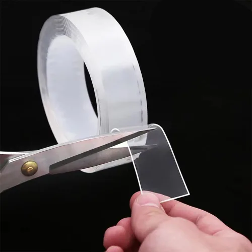 Vista 3 de GUMMMY 3M Nano Tape Cinta adhesiva de doble cara transparente, reutilizable, impermeable, cintas adhesivas limpiables para cocina, mejoras para el 1