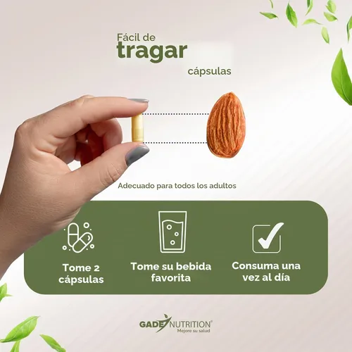 Vista 6 de Quercetina con vitamina C y zinc - Quercetina 500 mg - Quercetina con bromelina - Quercetina de zinc - 120 cápsulas vegetarianas. Suplementos