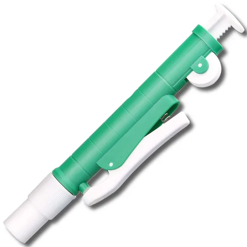 Vista 10 de ONiLAB Bombas de pipeta, bomba de pipeta científica de 2 ml, azul, para pipetas desechables de plástico y vidrio..