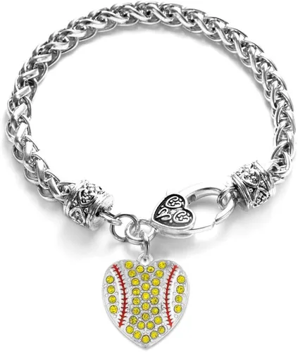 Vista 47 de Inspired Silver - Pulsera de plata con dije personalizado y circonitas cúbicas.