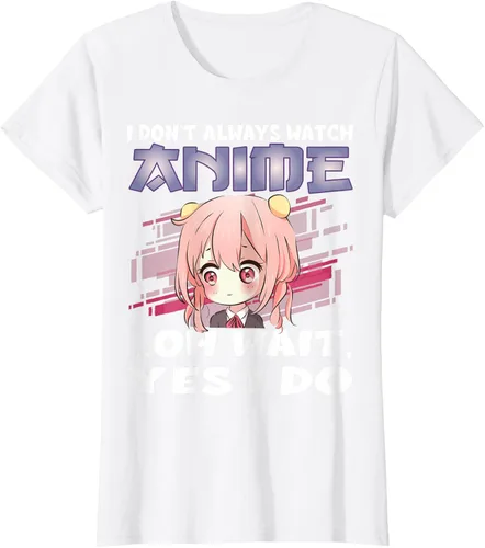 Vista 19 de Ver camiseta japonesa de anime con estampado de anime Girl, Negro, S