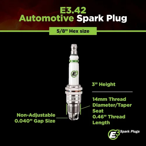 Vista 7 de E3 Spark Plugs E3.42 Spark Plug Automotive, paquete de 1