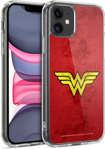 Vista 141 de Head Case Designs Funda de gel suave con licencia oficial de Wonder Woman DC Comics Classic Logos compatible con Apple iPhone 7 Plus/iPhone 8 Plus