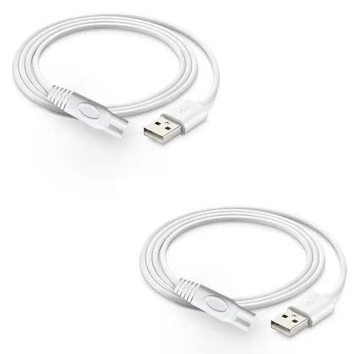 Vista 7 de LIANSUM Cable USB de acabado táctil impecable para piernas, solo compatible con afeitadora de piernas impecables, removedor de pelo para mujeres