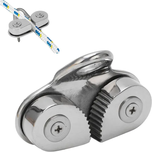 Vista 5 de Marine Hardware - Tacos de leva para barcos, tacos de cuerda de barco de acero inoxidable 316, accesorios de barco para velero, kayak, canoa, bote