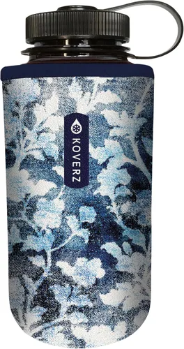 Vista 104 de Funda de neopreno para botella de agua Koverz, funda de neopreno, se ajusta a botellas de agua de 24-30 oz, lavable y reutilizable, tamaño grande