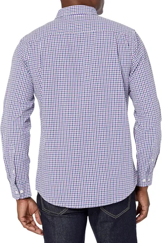Vista 2 de Tienda Essentials Camisa de popelina para hombre, informal, de manga larga, con ajuste regular