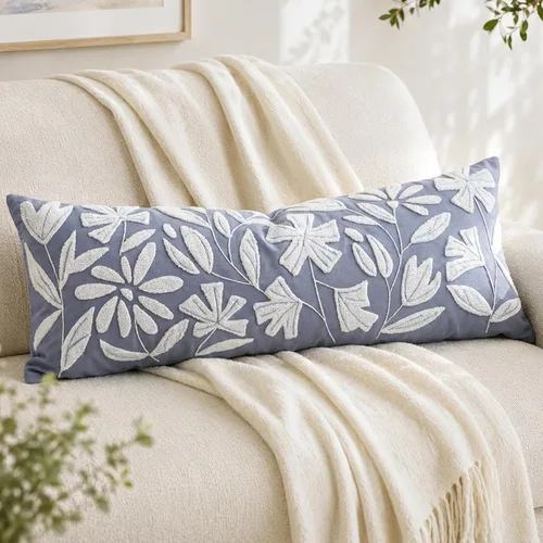 Vista 32 de BlissBlush - Funda de almohada lumbar decorativa de 12 x 20 pulgadas, funda de almohada de terciopelo beige neutro para sofá, sala de estar, cojín