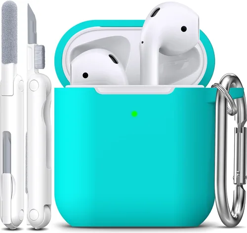 Vista 35 de R-fun for AirPods 2nd/1st Case Silicone Cover, Banana Violet Violeta plátano
