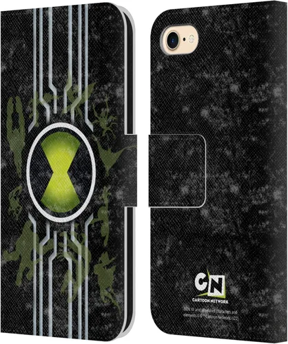 Vista 7 de Head Case Designs Funda con licencia oficial de Ben 10: Alien Force Ben's Jacket Graphics Funda de piel tipo cartera compatible con Apple iPhone