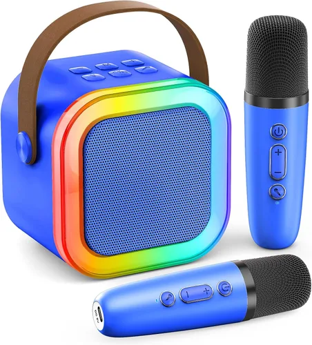 Vista 11 de Mini máquina de karaoke para niños y adultos, 2026, los mejores regalos de cumpleaños para niñas y niños de 3, 4, 5, 6, 7, 8 años, juguetes