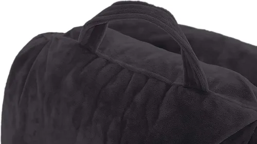Vista 9 de Almohada Husband Mediana Negra, Respaldo para Niños, Adolescentes, Adultos Pequeños – Almohada de Lectura con Brazos, Altura Ajustable, Espuma